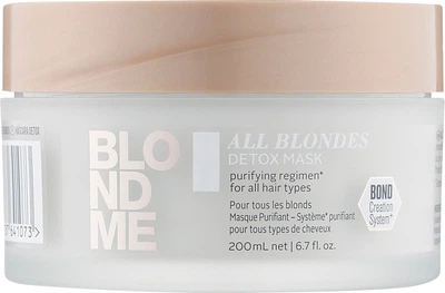 Маска-детокс для волосся Schwarzkopf Professional Blondme All Blondes Detox Mask 200 мл (4045787641073)