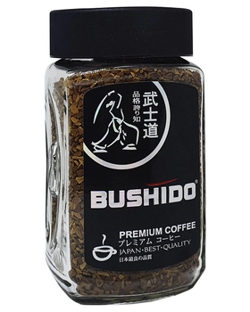 Кава розчинна Bushido Black Katana 100 г в скляній банці (418)