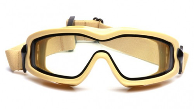 Тактичні окуляри-маска Pyramex V2G-PLUS SAND прозрачные (2В2Г-Т10П)