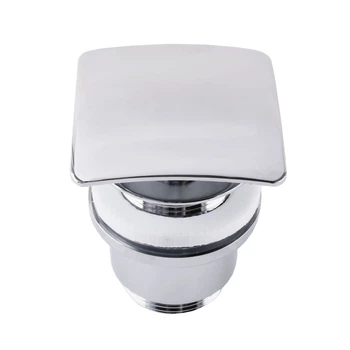 Донный клапан Globus Lux HG-043B для умывальника, белый (Click-clack)