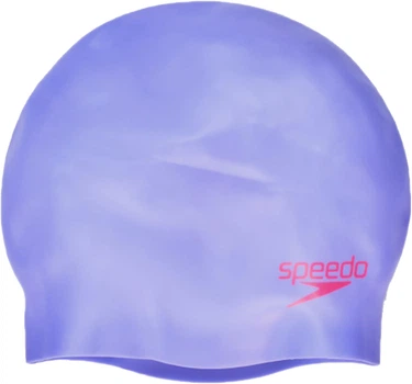 Шапочка для плавания Speedo Moulded Silc Cap Ju Onesize детская Purple/Red (8-70990D438) (5053744445304)