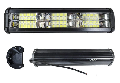 LED балка (Люстра) - противотуманная фара 72chip CREE 12-24V нижний крепеж. ПРОЖЕКТОР 34см ширина