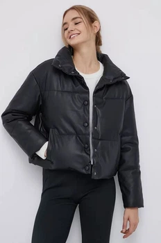 Куртка ONLY ONLLYDIA SHORT FAUX LEATHER PUFFER OTW L Черный 15235006-Black