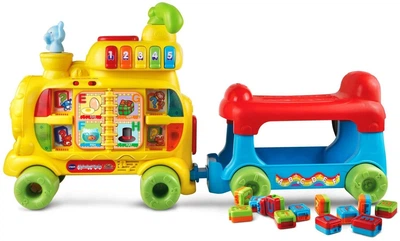 Развивающая музыкальная игрушка VTech Sit-to-Stand Ultimate Alphabet Train Паровозик (80-076601)