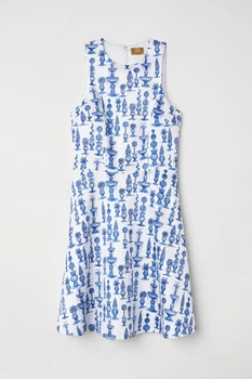Платье H&M 34 синий мергель 1811622026