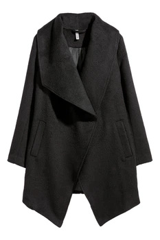 Пальто H&M 38 чорний 3009088
