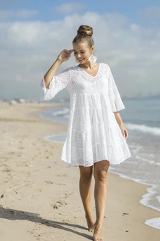 Пляжное платье Fresh Cotton 641 F-1cn 44(M) Белый