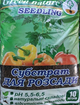 Субстрат для рассады 10 л Green nature 72801