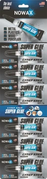 Суперклей Nowax, 100% СА 3г 6шт (NX49209)