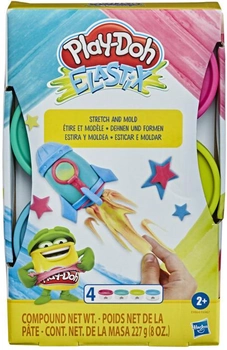 Набор эластичного пластилина Hasbro Play-Doh Elastix 4 цвета (E6967_E9864) (5010993728046)