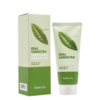 Пилинг-гель с экстрактом зеленого чая FarmStay Green Tea Real Deep Clear Peeling Gel 100 ml