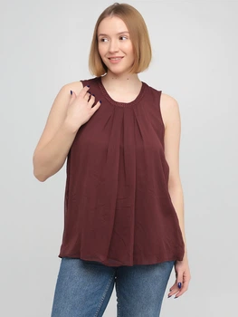 Летняя блуза Vero Moda 10173109 M (30611M) Бордовый