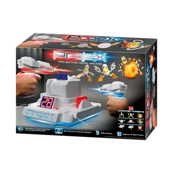 Игровой набор для лазерных боев Проектор Laser X Animated, 2 игровых бластера, 3 слайда-цели