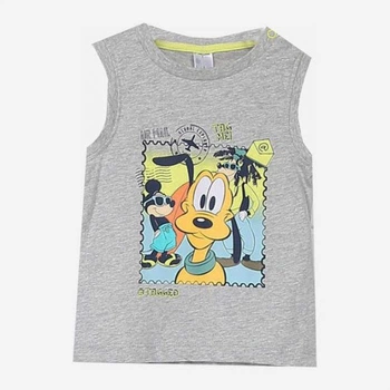 Детская майка для мальчика Disney CA31192 74 см Серая (7800000035414)