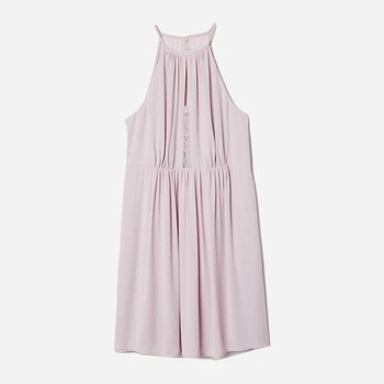 Платье короткое летнее женское H&M 0614426 48 Пудра (KAY2000001314630)