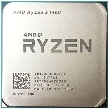 Процессор AMD Ryzen 5 1400 3.2GHz/8M/5,0GT/s (YD1400BBM4KAE) sAM4, tray