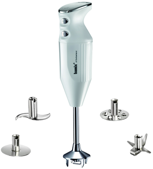 Блендер Bamix MAXX White 350 4 насадки (1023.021)