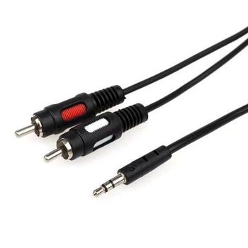 Кабель мультимедийный соединительный mini jack to 2 RCA 0.8 м Atcom аудио кабель для наушников и колонок