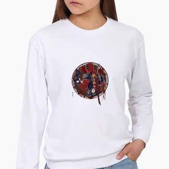 Свитшот женский Дедпул (Deadpool) (8771-1993) Белый XXL