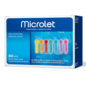 Ланцети Microlet 200 шт. Микролет для Контур ТЗ і Контур Плюс
