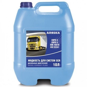 Рідина для AdBlue для систем SCR дизельних двигунів (Евро 4,5,6) 10л АЛЯSКА