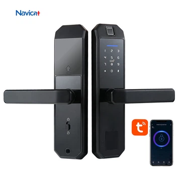 Электронный замок NaviCat X5 с поддержкой приложения TUYA Black