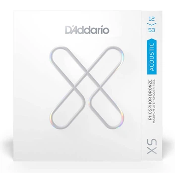 Струни для акустичної гітари D'Addario XSAPB1253 XS PHOSPHOR BRONZE LIGHT (12-53)