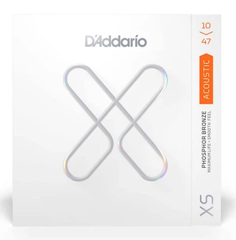 Струны для акустической гитары D'ADDARIO XSAPB1047 XS PHOSPHOR BRONZE EXTRA LIGHT (10-47)