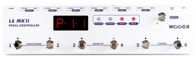 Программируемый футконтроллер для гитарных педалей эффектов MOOER Pedal Controller L6 MKII