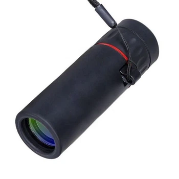 Походный монокуляр Suncore MT-8 30х25 оптический, с 8х зумом, в металлическом прорезиненом корпусе, Black (eg-100251)