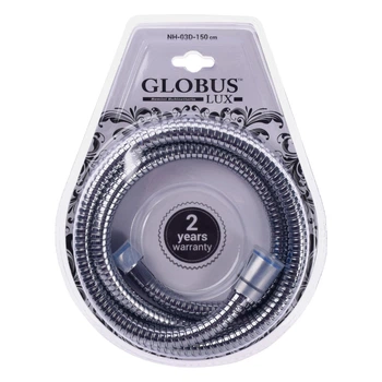 Душевой шланг Globus Lux 150 см, хром (NH-03D-150)
