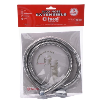 Шланг душевой TUCAI Stainless Steel 100-130 см растяжной