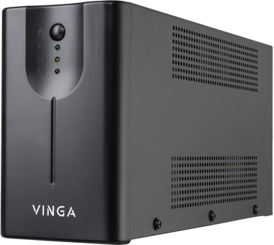 ИБП Vinga LED 600VA Shuko Metal Case (VPE-600M)