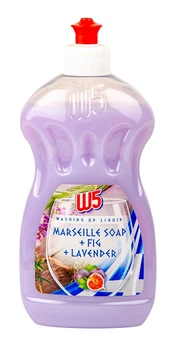 Средство для мытья посуды W5 Marseille Soap+Fig+Lavender 500 мл