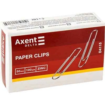 Скрепки оцинкованные 50мм 10шт Axent D4115