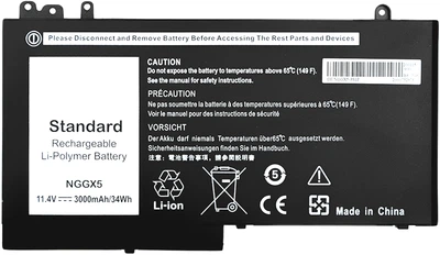 Аккумулятор PowerPlant для ноутбуков Dell Latitude 12 Series (NGGX5) (11.4V/3000mAh/3Cells) (NB441235)