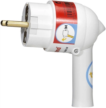 Переносная вилка с рычагом Legrand 2К+З 16А Белая (050175)