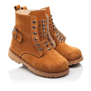 Демисезонные ботинки Woopy Orthopedic 24 рыжий (8323)