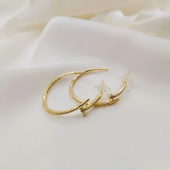 Серьги в стиле Cartier золото