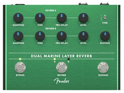 Педаль эффектов FENDER PEDAL DUAL MARINE LAYER REVERB
