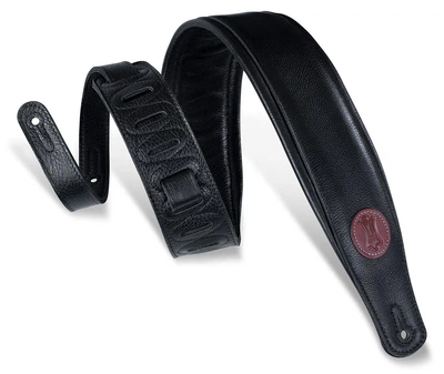 Ремень гитарный LEVY'S MSS2-BLK SIGNATURE SERIES PADDED GUITAR STRAP (BLACK)