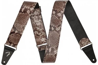 Ремень гитарный FENDER 2" WILD FAUX SNAKESKIN LEATHER STRAP