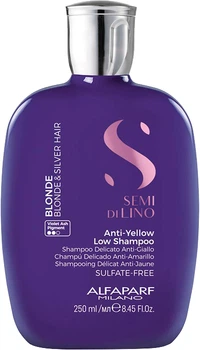 Szampon Alfaparf Semi Di Lino Blonde&Brunette neutralizujący żółte odcienie 250 ml (8022297133362)