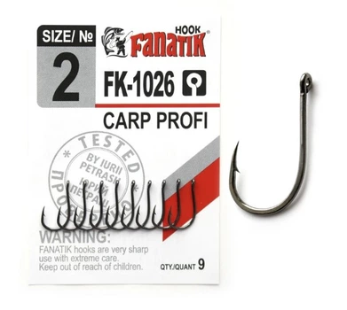 Крючок Carp Profi №2 Fanatik арт FK-1026-2
