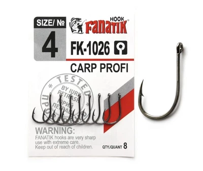Крючок Carp Profi №4 Fanatik арт FK-1026-4