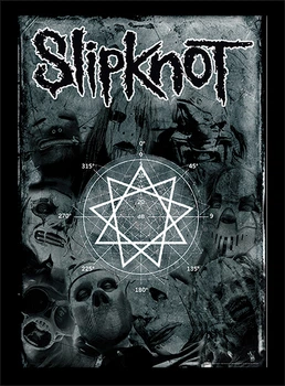 Постер плакат в раме "Slipknot (Pentagram)" Pyramid International (pat-103356)