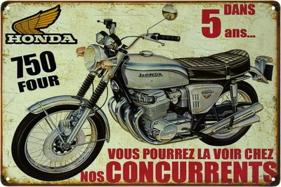 Металлическая табличка "Honda CB750 Four" (ms-103447)