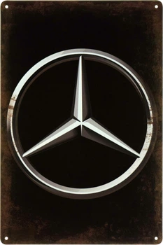 Металлическая табличка "Mercedes-Benz (Logo)" (ms-103405)