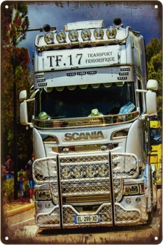 Металлическая табличка "Scania TF.17" (ms-103370)