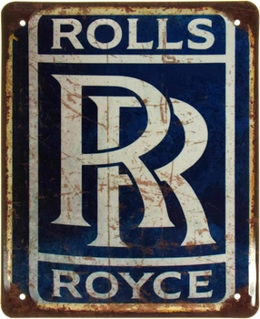 Металева табличка "Rolls-Royce (Logo)" (ms-103542)